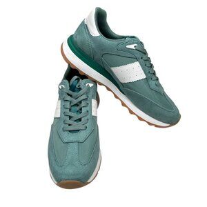 Steve Madden Percie Teal Green Retro Runner Athleisure Sneakers 7.5-8
